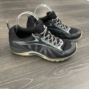 Merrell Siren Edge Vibram Women's Size 9 Gray Black Hiking Trail‎ Trekking Shoes